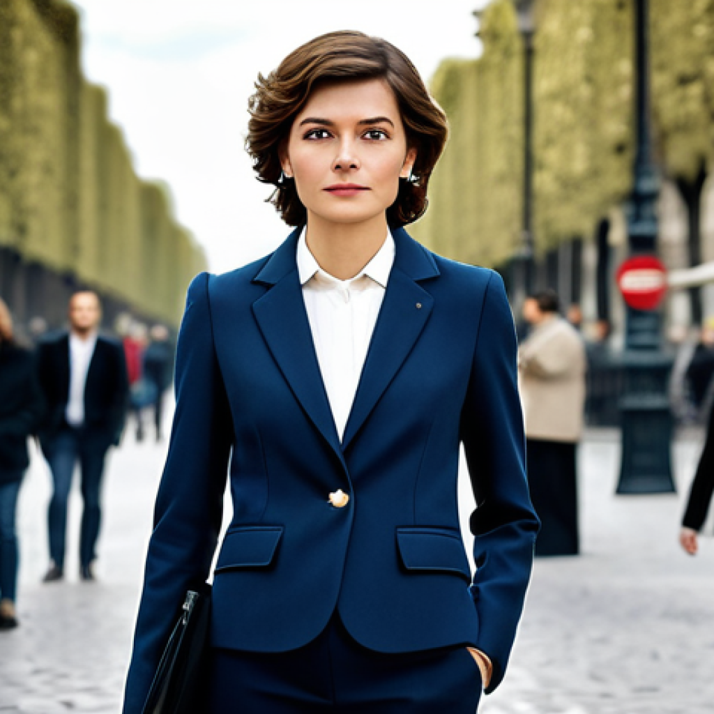 실리프팅 유지기간 - Parisian Chic Professional**
"A stylish French businesswoman in a tailored Chanel-inspired suit, st...