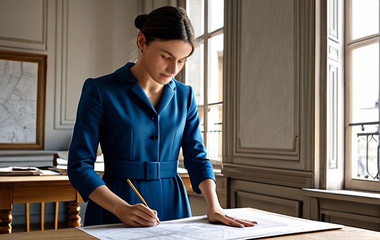 실리프팅 유지기간 - Parisian Chic Professional**

"A stylish French businesswoman in a tailored Chanel-inspired suit, st...