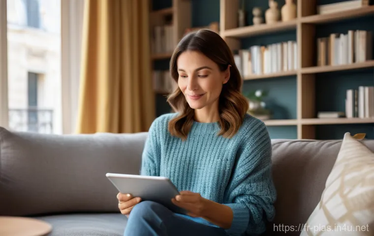 성형외과 온라인 상담 - Image Prompt 1: The Discreet First Contact**