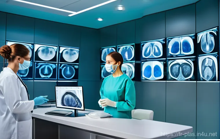 성형외과 추천 지역 - A peaceful and luxurious post-operative recovery suite, featuring large windows overlooking a pictur...