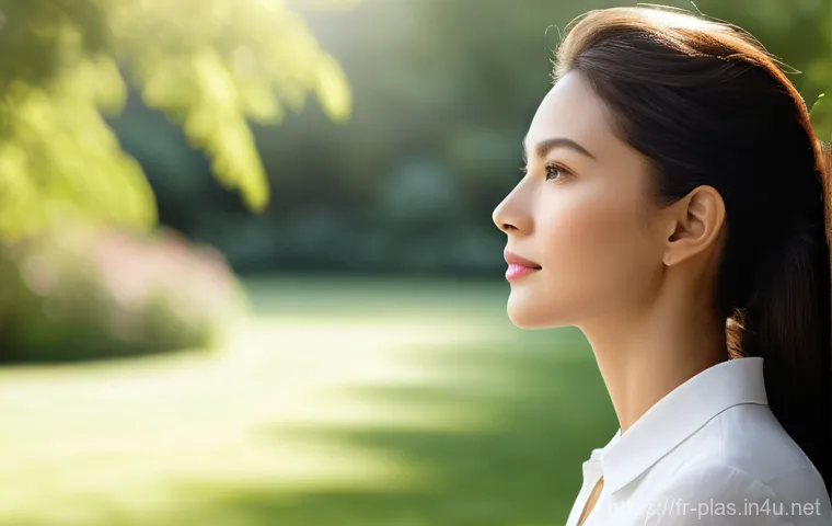 목 지방 제거 시술 - Radiant Skin Tightening: Close-up Portrait**

*   **Prompt:** A close-up, high-definition portrait f...