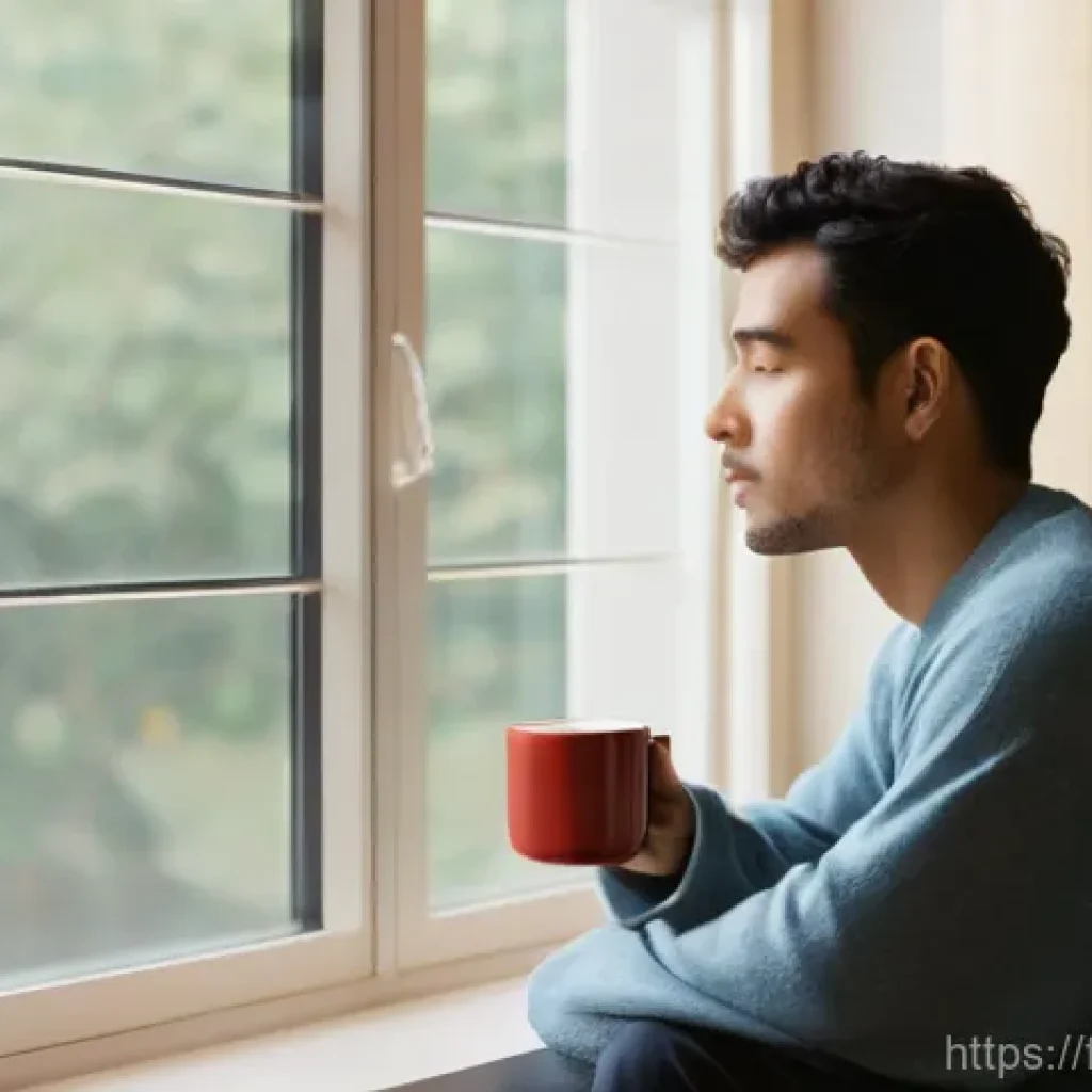 성형외과 수술 일정 - **Prompt: Reflective Serenity**
"A person in their late 20s to early 40s sits by a softly lit wi...