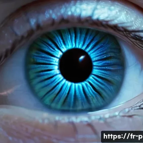 Home 27 눈 재수술 성공 사례 - **Prompt for Advanced Laser Precision:**
"A close-up, high-definition photograph of a human eye ...